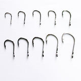 10000pcs High Qulity Carbon Steel Fishing Hooks Sharp 3#-12#