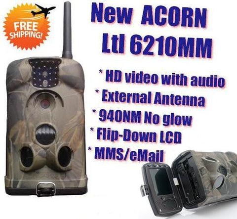 Ltl Acorn 6210MM External Antenna Ltl-6210MMS 12MP HD Video MMS Wireless Cellular Game Trail Camera