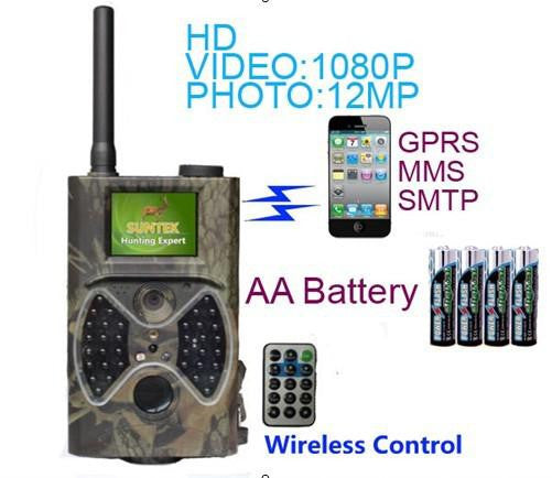 infrared Trail Hunting Camera 2&quot; TFT LCD DVR IR MMS HC-300M Digital Trail Camera with GPRS