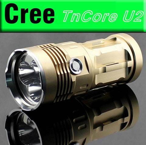 Super Bright 4000 Lumens 3 x CREE XM U2 LED Lamp 3 Modes Flashlight Power Source 1/2/3/4 x 18650 3.7v Battery for Indoor/Outdoor Activities
