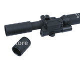 Tactical SNIPER 3-9x32 Blue Riflescope with 1mW Red Laser Rifle scope