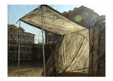 Top Quality Large Camping tent Waterproof Canvas Fiberglass 5-8 People Family Tunnel Tents equipment outdoor mountaineering T220