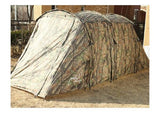 Top Quality Large Camping tent Waterproof Canvas Fiberglass 5-8 People Family Tunnel Tents equipment outdoor mountaineering T220
