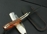 Top quality 1.97&quot; Damascus blade 60HRC small Mantis folding knife EDC knife tacitcal tools best christmas gift 786L