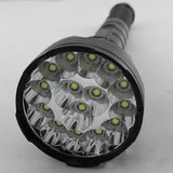 Sincere Fire 15XT6 Waterproof 15x CREE XML XM-L T6 LED Max 18000lm Lumen 5-Mode Flashlight Torch Outdoor Activities 39X7.7CM