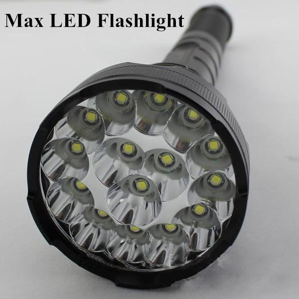 Sincere Fire 15XT6 Waterproof 15x CREE XML XM-L T6 LED Max 18000lm Lumen 5-Mode Flashlight Torch Outdoor Activities 39X7.7CM
