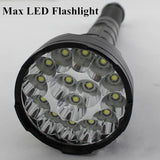 Sincere Fire 15XT6 Waterproof 15x CREE XML XM-L T6 LED Max 18000lm Lumen 5-Mode Flashlight Torch Outdoor Activities 39X7.7CM