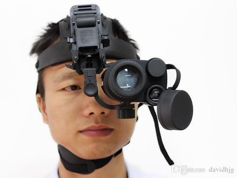 Free Shipping!!Infrared Nightfall BE-55-2 Gen1+ 1X Dark Night Vision Monocular with Helmet 150M