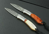 Top quality 1.97&quot; Damascus blade 60HRC small Mantis folding knife EDC knife tacitcal tools best christmas gift 786L