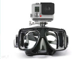 underwater diving mask for gopro hero camera accessories, tempered glass lens adult diving for Hero1/2/3+/4