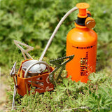 Fire Maple FMS-F3 Split type new oil camping stove high-power outdoor furnace BBQ Picnic Equipment Gasoline Burner + fuel bottle